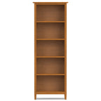 Warm Shaker 5 Shelf Bookcase