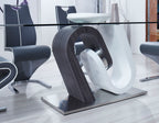 Tony Dining Table Grey/White