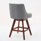 Counter Height Swivel Barstools Set of 2