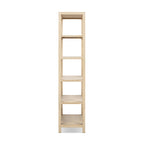 Ellis 71" Reclaimed Wood 5-Shelf Open Frame Bookcase