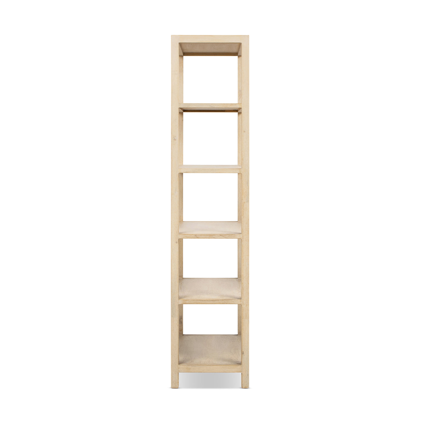 Ellis 71" Reclaimed Wood 5-Shelf Open Frame Bookcase