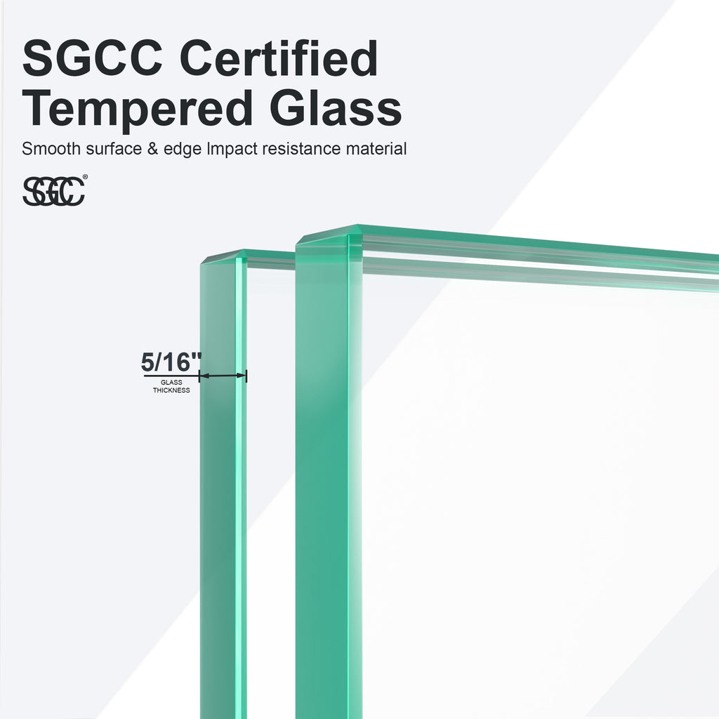 Frameless Single Sliding Shower Door