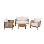 Outdoor Unique Tub Design 4-Seat Sofa Set