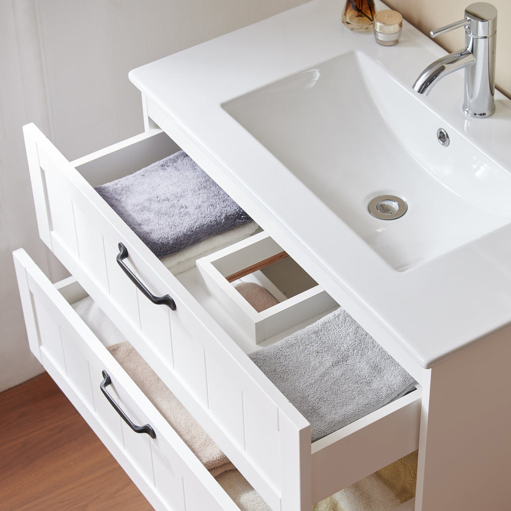 31.5" Bathroom Vanities Cabinet with Sink Combo
