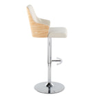 Contemporary Adjustable Barstool Stool with Swivel