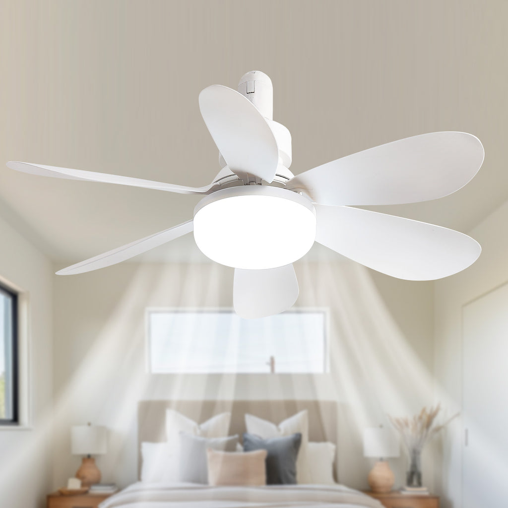 20-Inch Socket Fan Light Portable Ceiling Fan