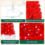 6FT Artificial Christmas Tree with LED Lights
