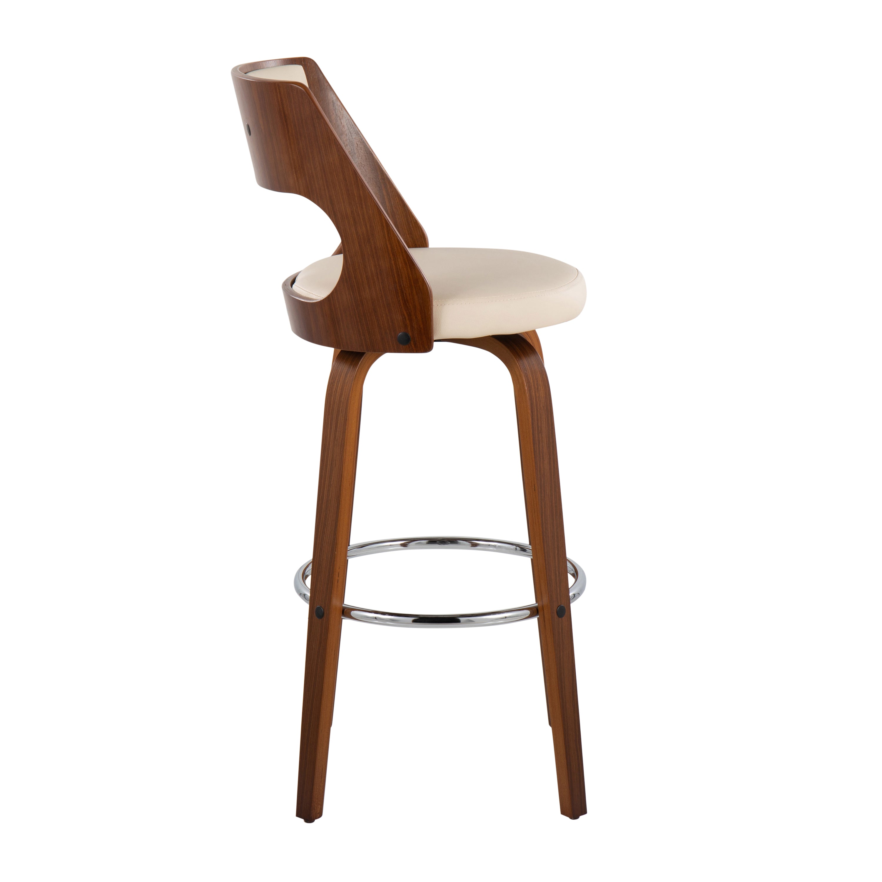 Mid-Century Modern Barstool with Swivel