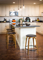 Torus Long Pendant with Clear Glass