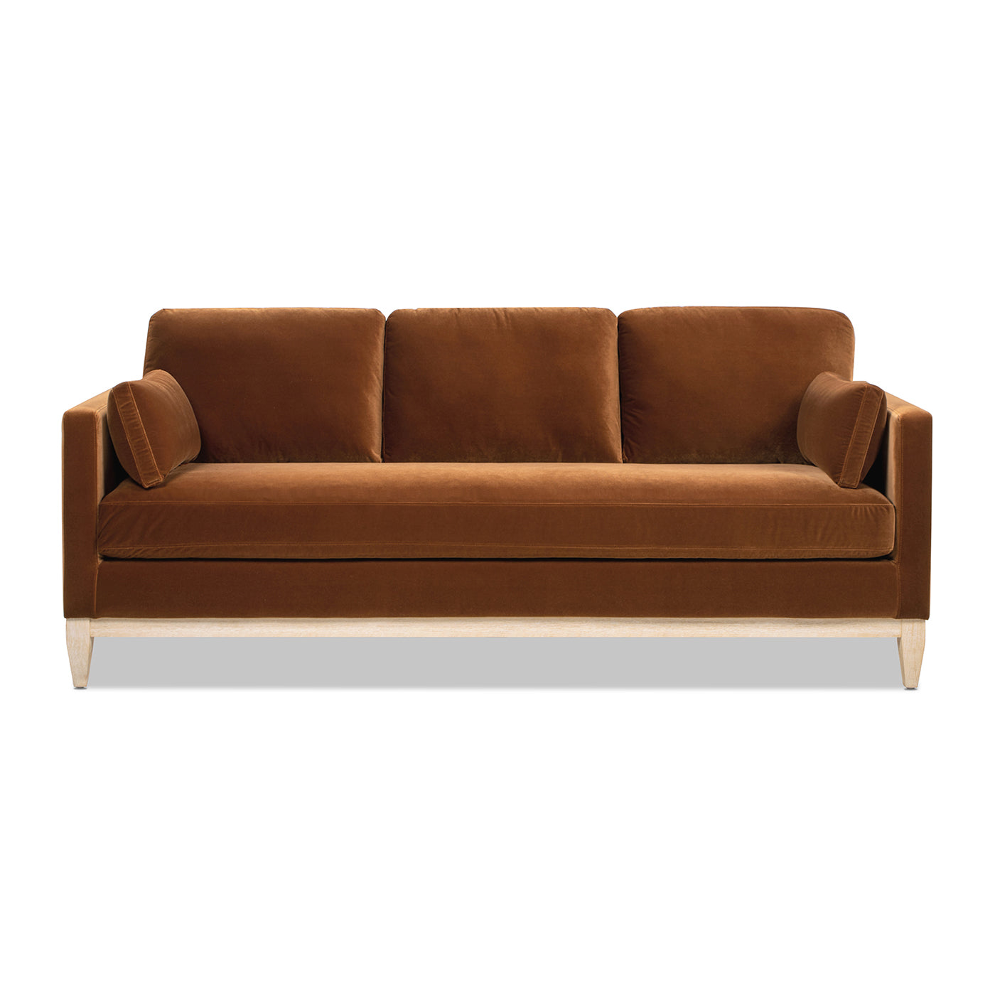 Knox 84" Modern Farmhouse Sofa - Burnt