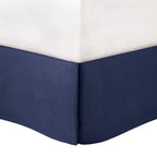 7 Piece Cotton Printed Comforter Set Indigo Queen