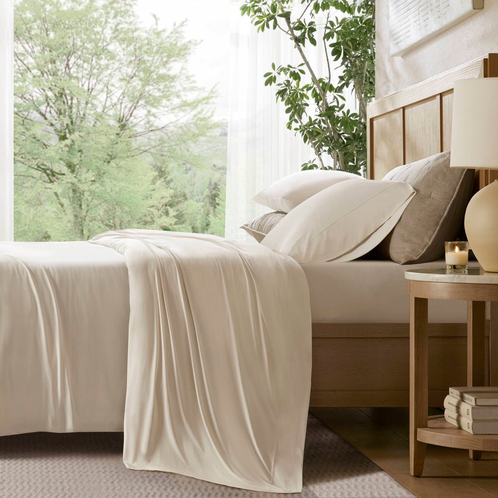 4-Piece Cal King Stretch Jersey Sheet Set