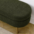 Ottoman Oval Storage Bench