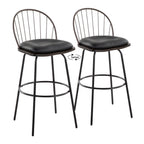 Riley 30" Fixed-Height Barstool with Swivel