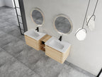 68" Wall-Mounted Bathroom Vanity