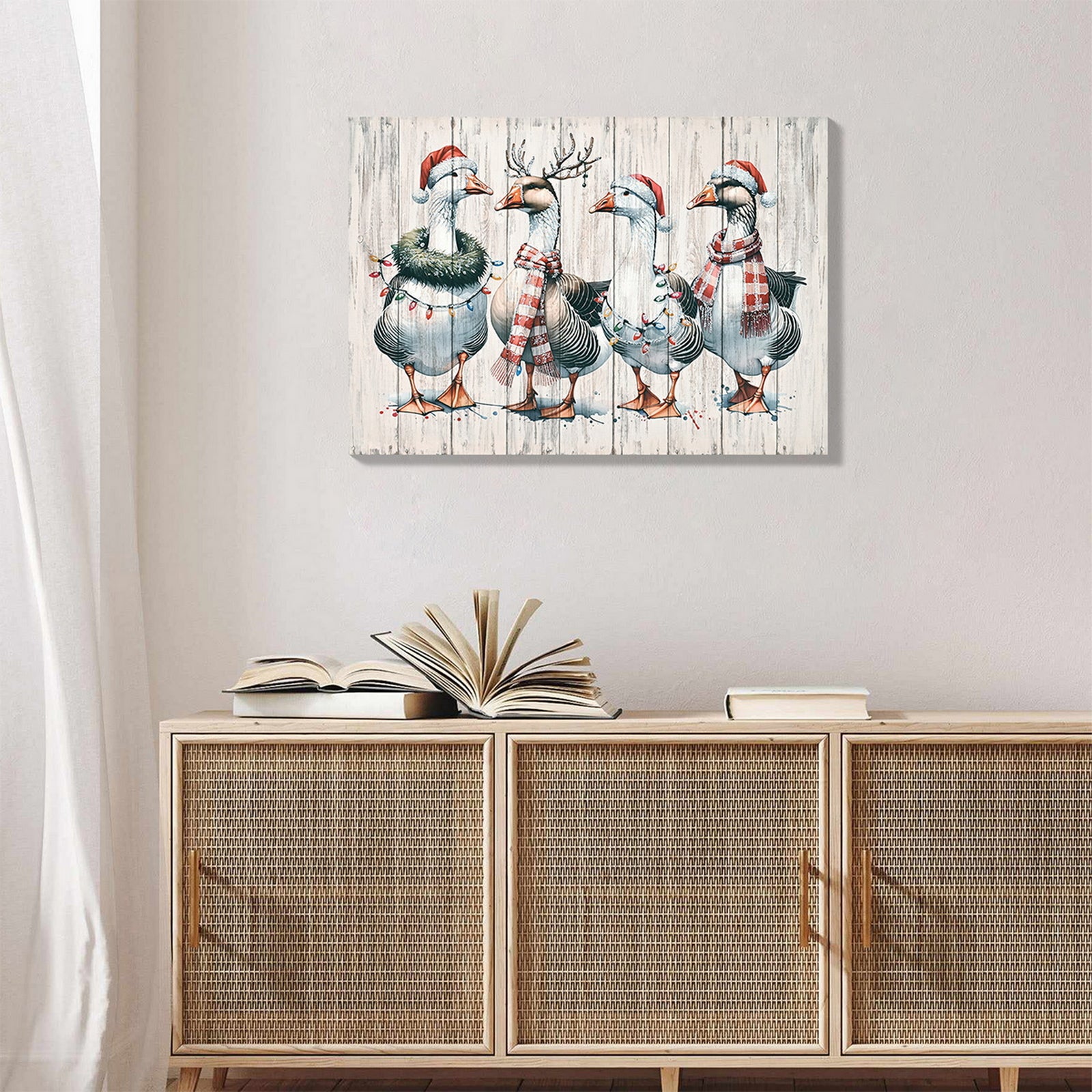 Framed Vintage Duck Wall Art Print