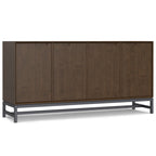 Banting 72 Inch Wide Solid Wood 4 Door Sideboard Buffet