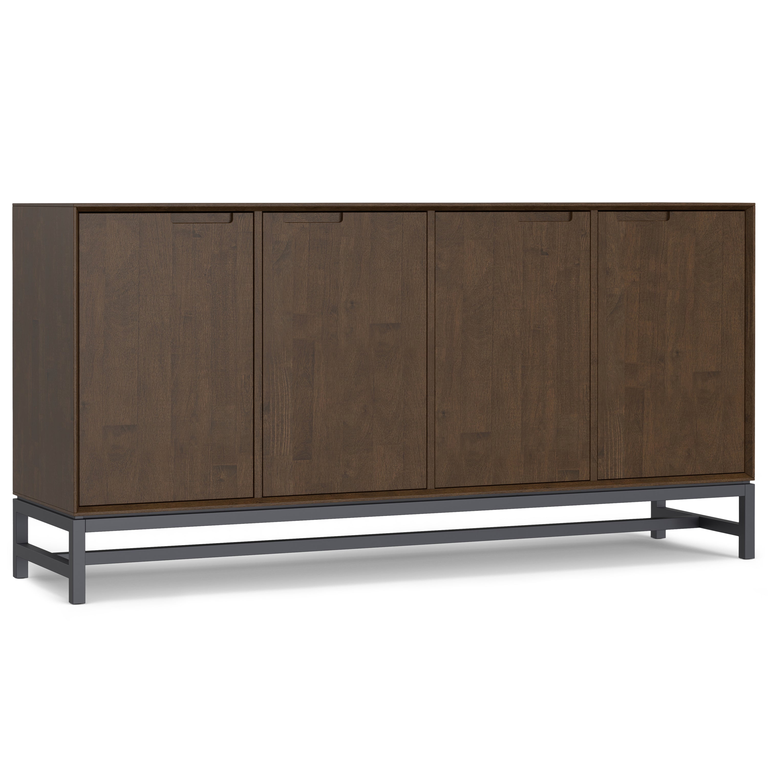 Banting 72 Inch Wide Solid Wood 4 Door Sideboard Buffet