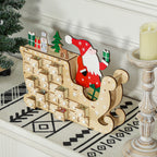 HOMCOM Christmas Advent Calendar with 24 Countdown Drawers