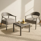Summer Modern 2-Piece Accent Chair Set with Coffee Table