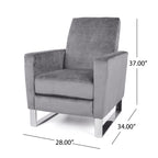 Arvin Push Back High Metal Leg Recliner
