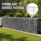 Galvanized Steel Gabion Basket with Multiple Dividers