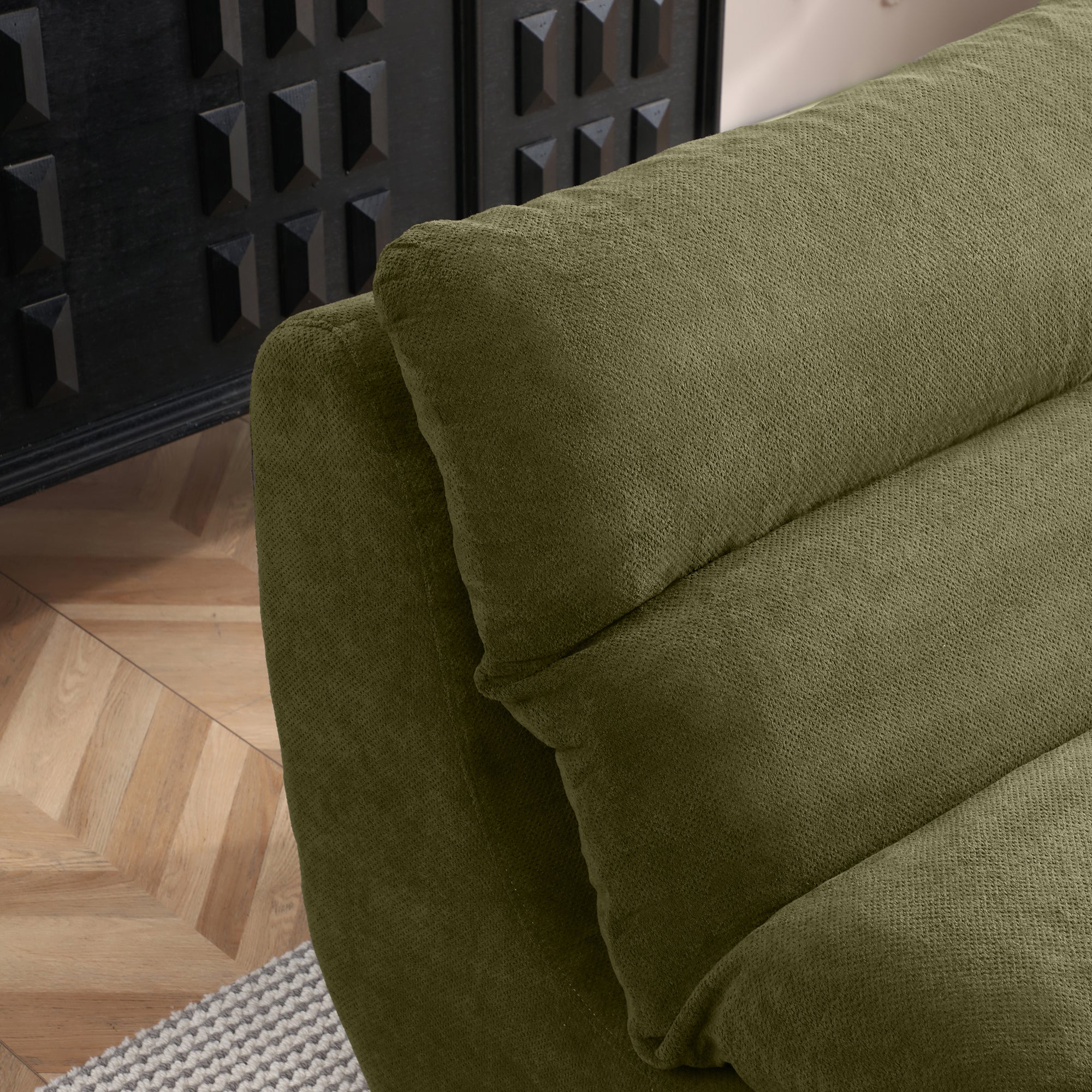 32" Bean Bag Chair with Ottoman