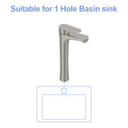Brushed Nickel Vessel Sink Faucet