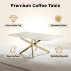 Faux Marble Table