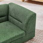 Oversized Pet Sofa, Curved Armrest Rectangular Dog Sofa