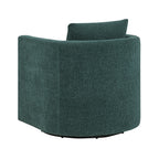 Sutton Peacock Swivel Barrel Chair