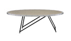 Allis Weathered Oval Coffee Table