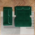 73.2" Queen Pull Out Sofa Bed - 3-in-1 Convertible Sleeper