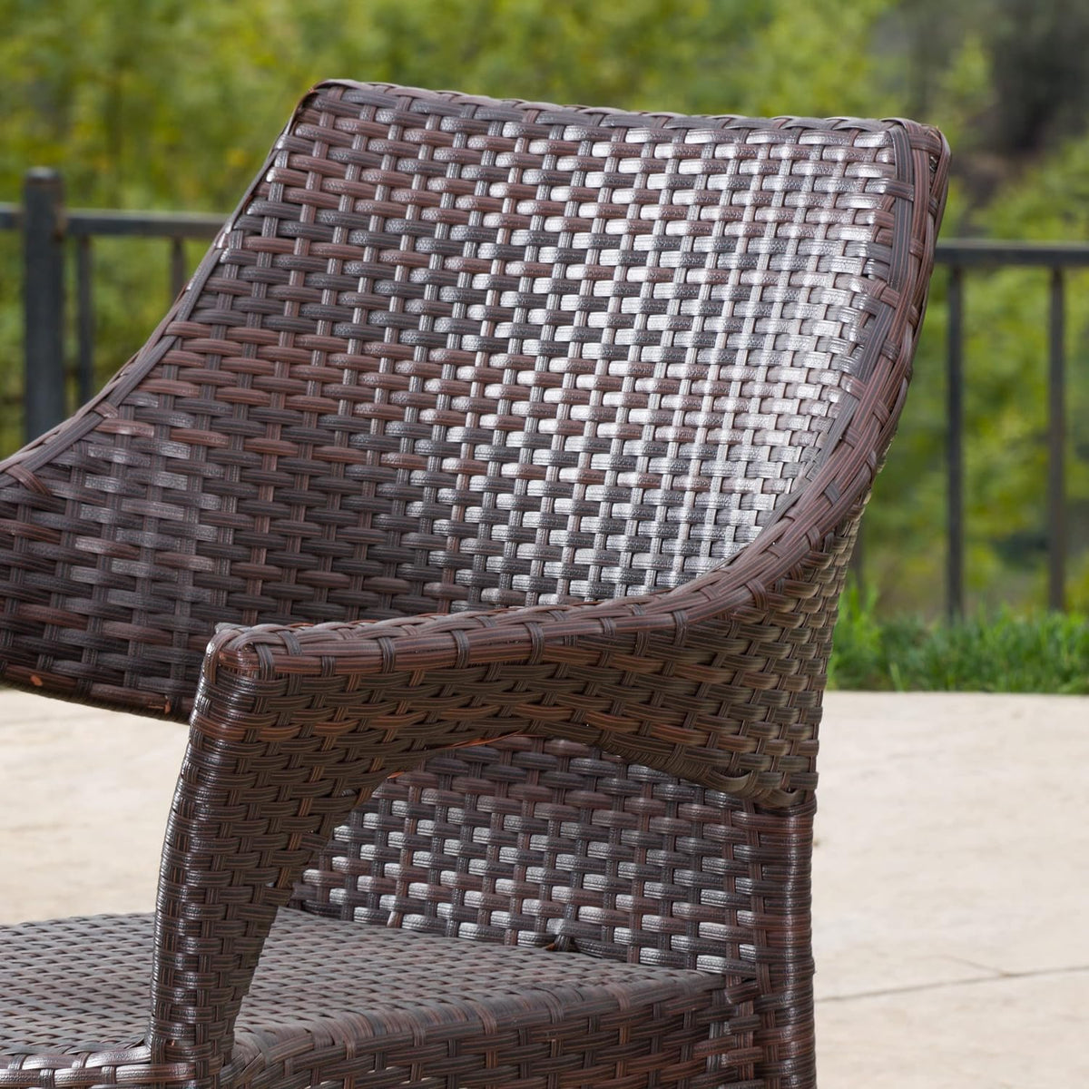 Outdoor Resin Chair, 52637.00MBRN KD MP4
