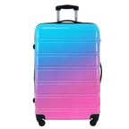Hardshell Luggage Sets - 3 Piece Gradient Color Expandable Suitcase