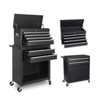 8-Drawer Rolling Tool Storage Cabinet with Detachable Top