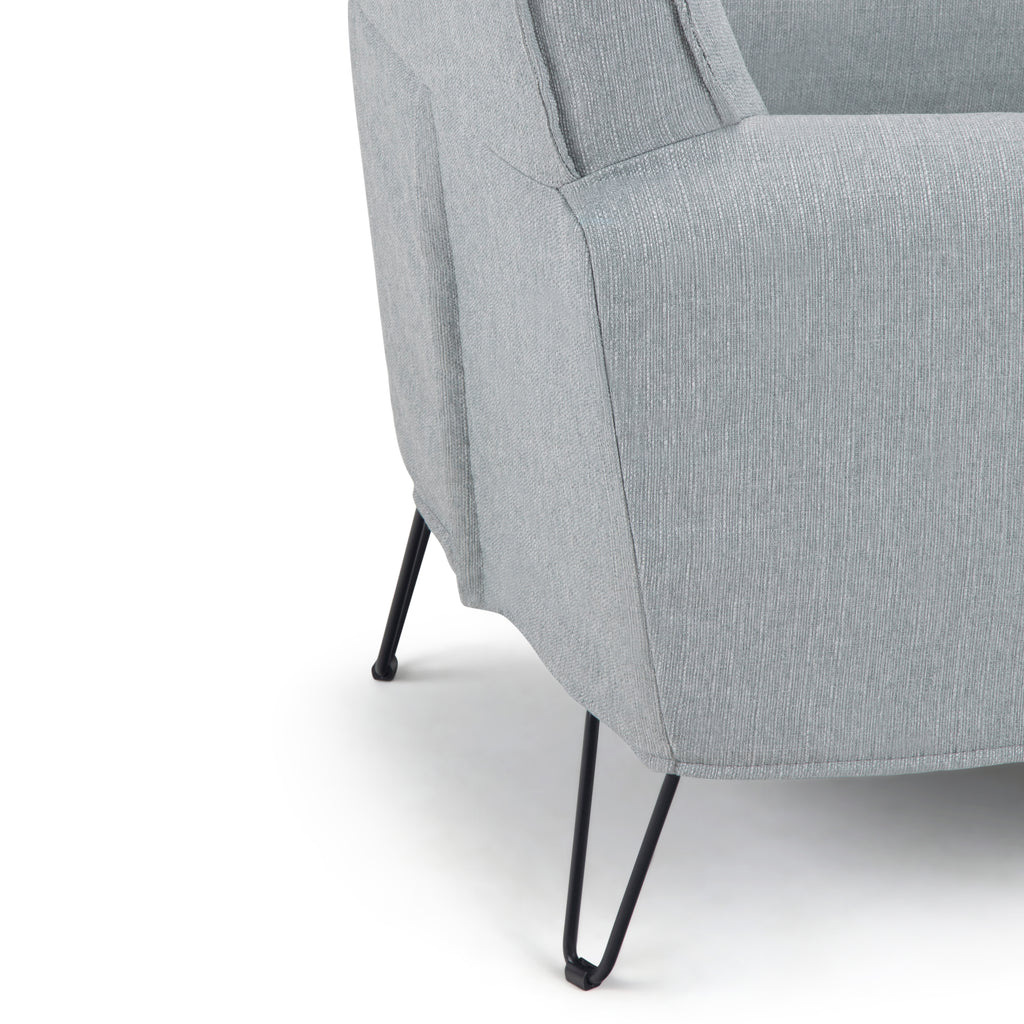 Warren Accent Chair with Hairpin Legs