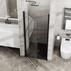 Goodyo 34"x72" Pivot Shower Door in Tempered Glass