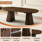 Flexible Round Wooden Coffee Table
