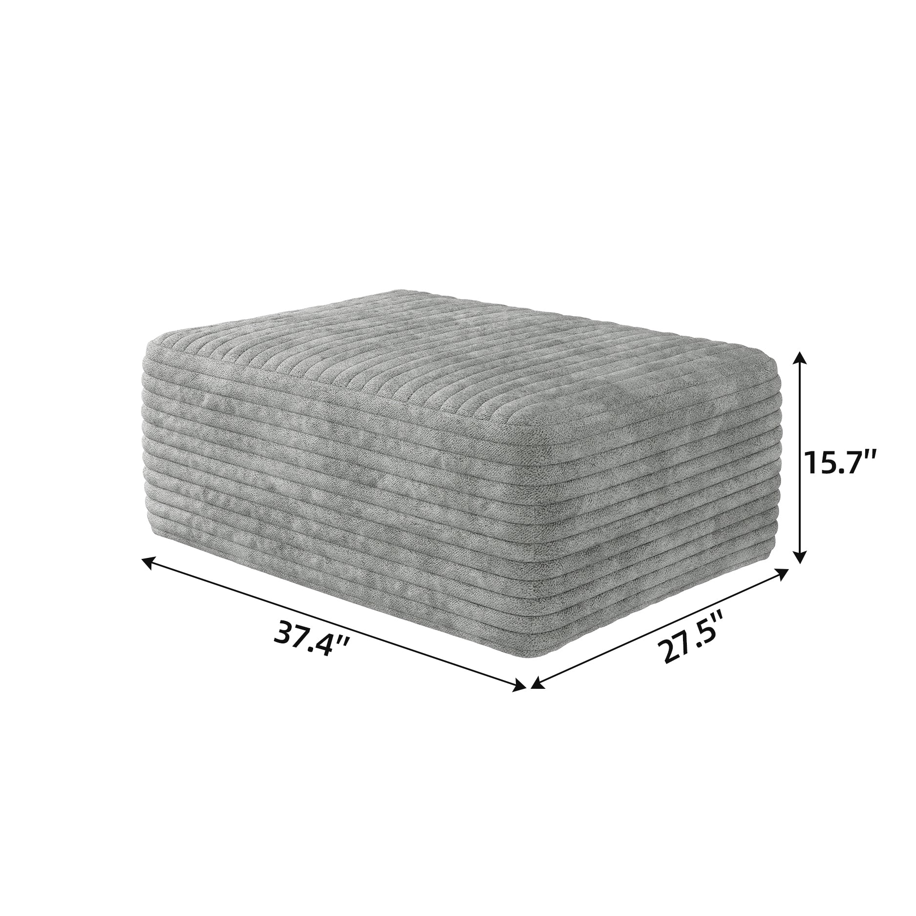 Y165 Ottoman - Grey