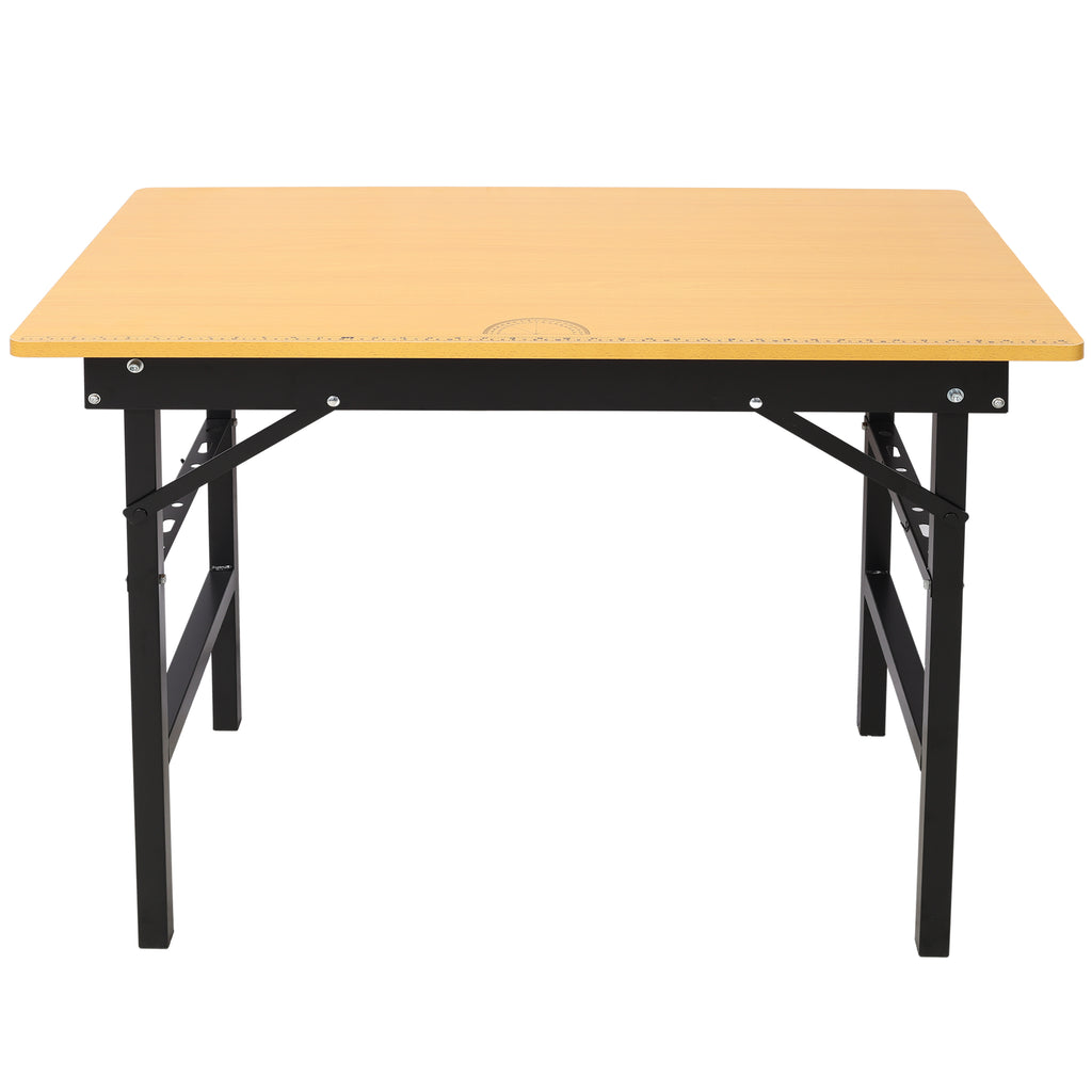 Portable Folding Work Table with Measuring Tape and Angle Finder