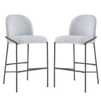 Galen Indoor Metal Upholstered Barstool