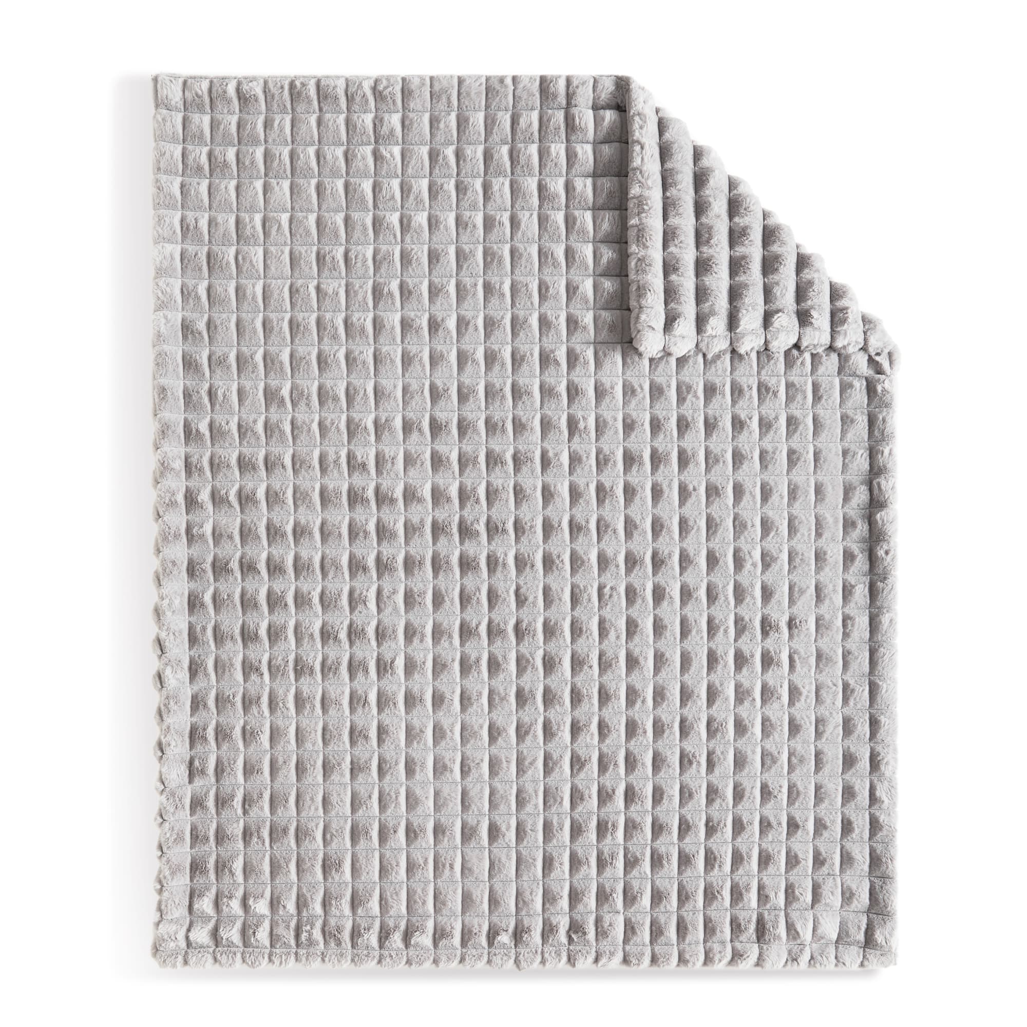 Pyramid Grid Throw Blanket