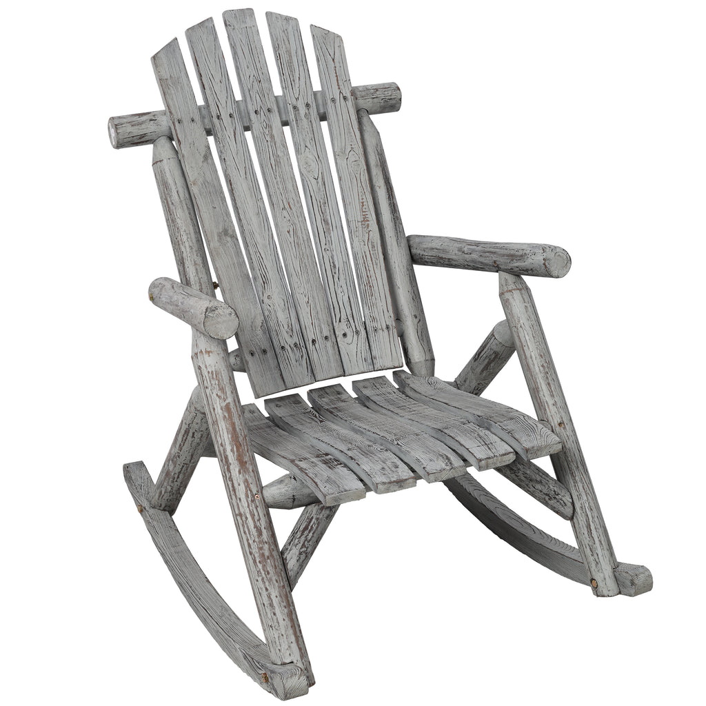 Wooden Porch Rocker Chair