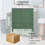30 Inch Green Bathroom Vanity