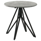 Garfield Cement 3-Piece Round Coffee and End Table Set