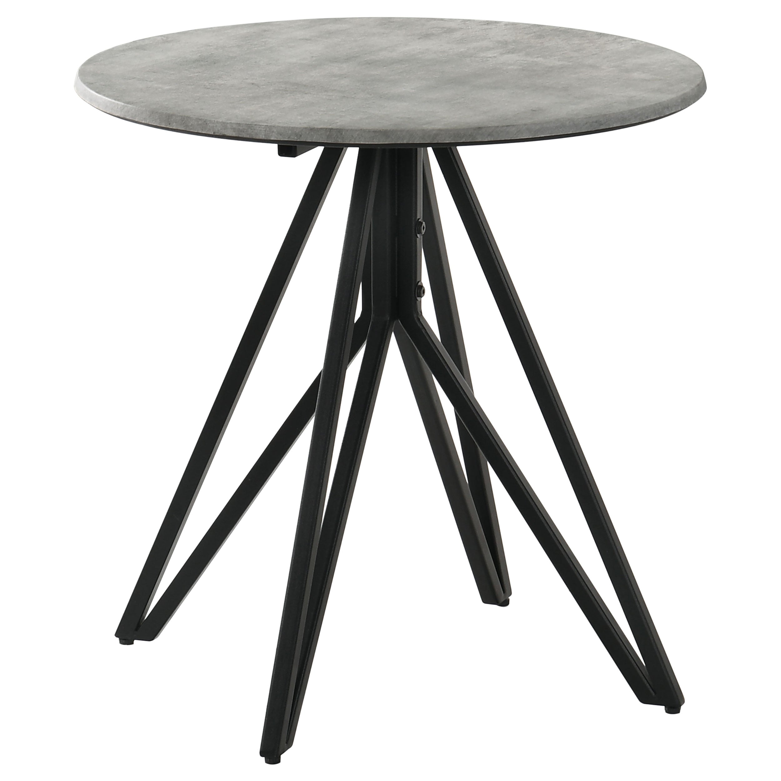 Garfield Cement 3-Piece Round Coffee and End Table Set