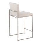 Contemporary High Back Counter Stool