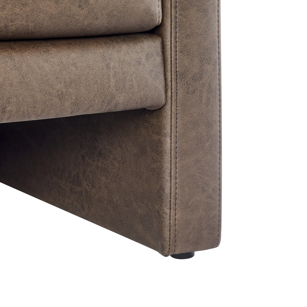 Tulo Faux Leather Club Chair