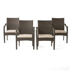 Outdoor Wicker Chairs, 4pcs